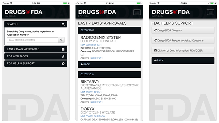 FDA launches mobile version of drug information database