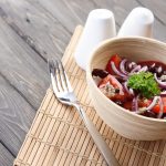 Close up of spring salad