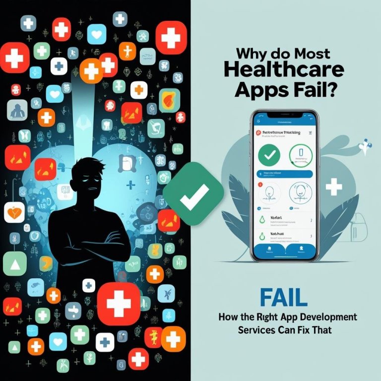 Why Do Most Healthcare Apps Fail? How can the Right App Development Services fix that?
