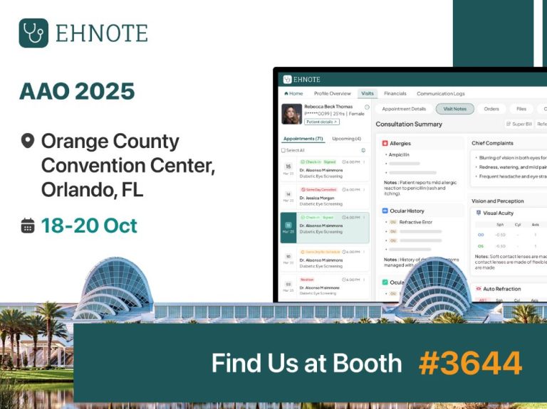 Ehnote to Reimagine Ophthalmology Experience at AAO 2025 