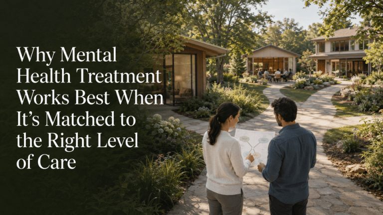 Why Mental Health Treatment Works Best When It’s Matched to the Right Level of Care